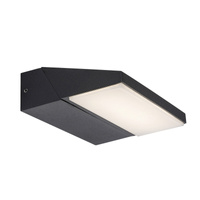 Lampa Ogrodowa Zewnętrzna Kinkiet Elewacyjny LED 13W 540lm 4000K IP65 Czarny Nowoczesny Senica Rabalux