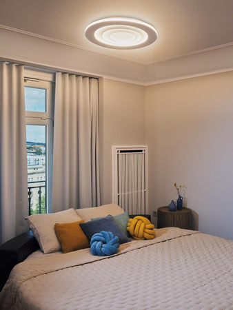 Lampa Sufitowa Plafon LED Oprawa Oświetleniowa 63W 68.5cm 2300lm Ozdobna Okrągła Biała LEDVANCE