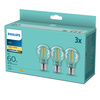 3PAK Żarówka LED E27 A60 7W = 60W 806lm 2700K Ciepła Filament PHILIPS