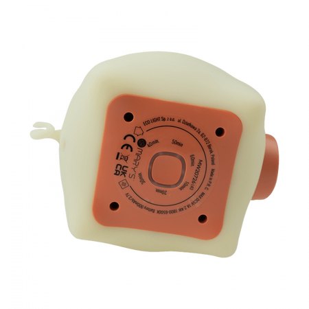 Lampka Nocna Dziecięca LED 2.4W 1800-6500K Zmienna CCT USB Akumulatorowa 900mAh Biała ŚWINKA MARY'S