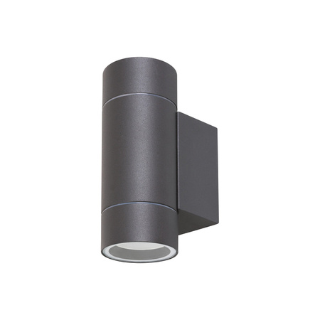 Lampa Ogrodowa Zewnętrzna Kinkiet Elewacyjny LED GU10 IP54 Antracyt Minimalistyczny Phoenix Rabalux