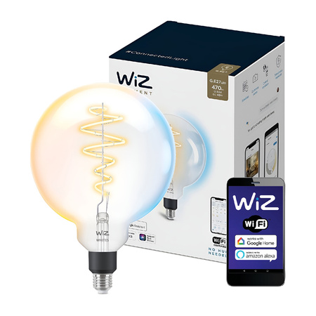 Żarówka LED E27 G200 6,7W = 40W 2700-6500K FILAMENT SMART WiFi WiZ