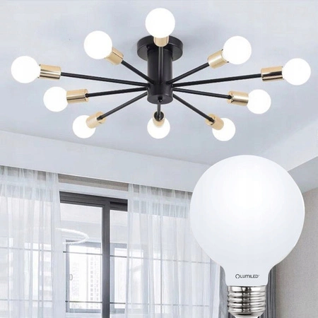 Żarówka LED E27 Kula G95 8W = 75W 880lm 4000K Neutralna 360° FILAMENT LUMILED