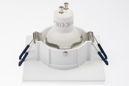 Oprawa HALOGENOWA AQUA Podtynkowa Stała Kwadrat Biała GU10 IP44