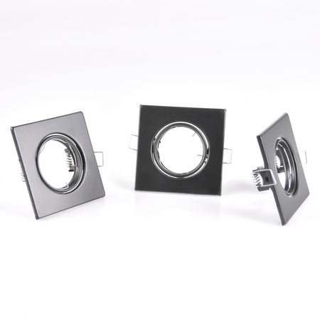 Oprawa sufitowa RUCHOMA OPIN GOLDLUX (Polux) KWADRAT STAL CZARNY