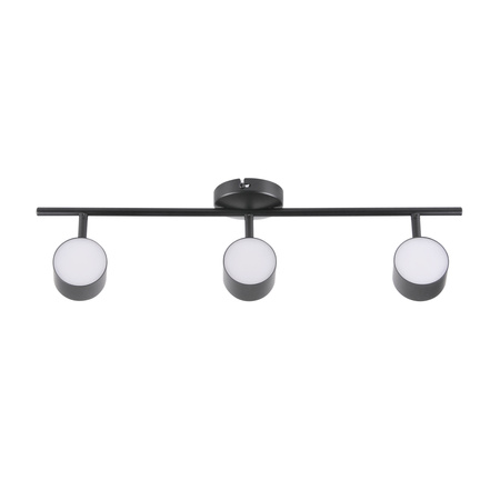 Lampa Listwa LED Oprawa Sufitowo-Ścienna 12,6W KUBIK 3 Czarny 3000K GOLDLUX (Polux)