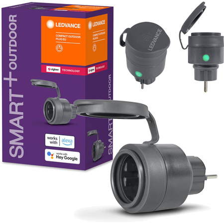 Inteligentne Gniazdko Sieciowe Zewnętrzne EU 230V 3680W 16A LEDVANCE SMART+ ZigBee