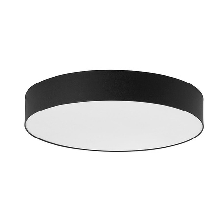 Lampa Sufitowa Plafon Oprawa RONDO BLACK Okrągła Biało-Czarna 80cm 15W 6xE27 4409 TK Lighting