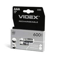 Akumulator Niklowo Wodorkowy 1.2V 600mAh AAA 2szt. VIDEX