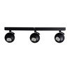 Oprawa ścienno-sufitowa listwa GALOBA 3x GU10 PAR16 Czarna KANLUX