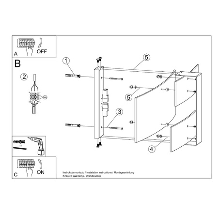 Lampa Ścienna Kinkiet 2x G9 Prostokątna Biała Nowoczesna Celia Sollux