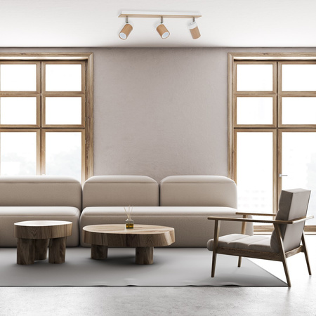 Lampa Sufitowa BARON Biała 3xGU10 Milagro