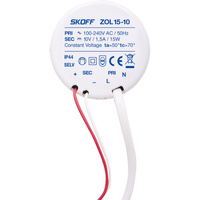 Zasilacz LED DOPUSZKOWY 10V 15W 1,5A IP20 do Opraw Schodowych SKOFF