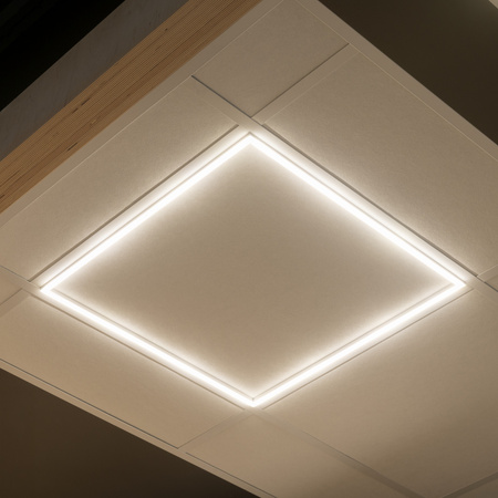 Ramka Oświetleniowa Lampa LED 60x60 32W 3900lm CCT 110° Podtynkowa Biała AVAR KANLUX