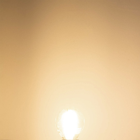 Żarówka LED E14 Kulka P45 7W = 60W 806lm 3000K Ciepła 360° FILAMENT LUMILED