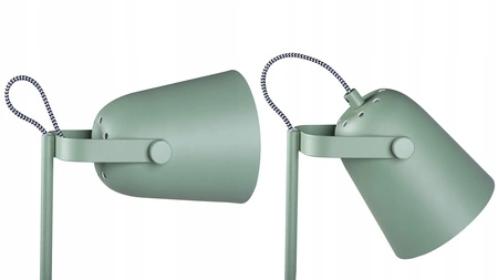 Lampka Biurkowa Stołowa Szkolna Nocna + Organizer Raibo E27 5W Zielona KANLUX