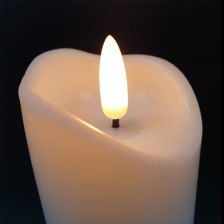 Wkład Elektryczny LED Świeca Znicz Efekt Płomienia 12,5 cm