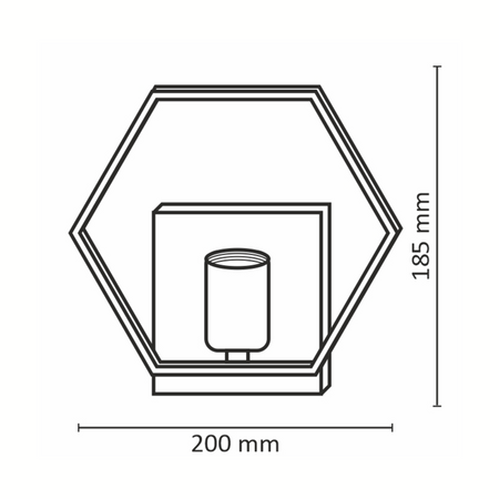 Kinkiet Ścienny Lampa Oprawa Natynkowa E14 Czarny Złoty Honey Sanico Goldlux