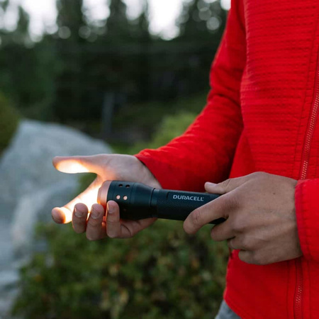 Latarka Aluminiowa LED Ręczna Mocna Taktyczna Bateryjna 4xAA 700lm 3 Tryby DURACELL