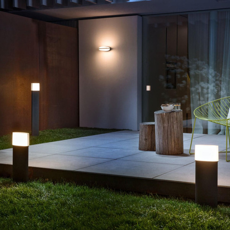 Lampa Ogrodowa Zewnętrzna Stojąca Słupek 12.5W 950lm 3000K IP44 Szary Endura Ledvance