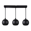Lampa Sufitowa Wisząca GALOBA 3xGU10 PAR16 35W Czarna KANLUX