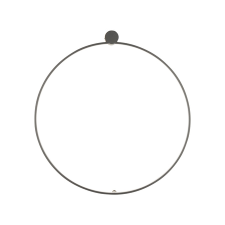 Lampa Sufitowa LED 21W 660lm 3000K Ciepła Czarna Nowoczesna CIRCOLO LED M 10815 Nowodvorski