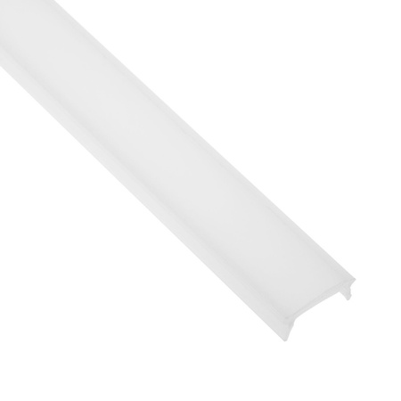 Profil Aluminiowy do LED KM36 Srebrny Natynkowy 2m + Przesłona mleczna + Zaślepki