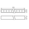 Oprawa Liniowa Lampa Sufitowa LED 42W 85cm 4600lm 4000K Neutralna 60° Natynkowa Czarna KANLUX