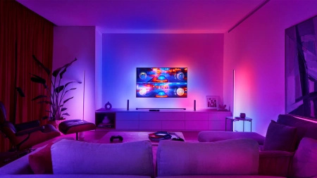 Centralka Sync Box HDMI 2.1 8K 4K Czarna Inteligentna SMART Zigbee Bluetooth Entertainment Play Philips HUE