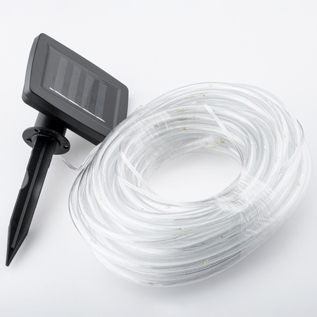 Girlanda Solarna Ogrodowa 100x LED Ozdobna Łańcuch Świetlny 11,9m 3000K