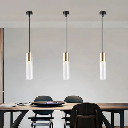 Lampa Sufitowa Natynkowa Wisząca Ricky 1xGU10 MILAGRO