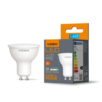 Żarówka LED GU10 Reflektor 7W = 47W 600lm 3000K Ciepła 120° Videx
