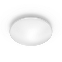 Lampa Sufitowa Plafon LED 12W 1000lm 2700K z Czujnikiem Ruchu i Zmierzchu Biała Shan Philips