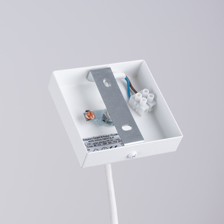 Lampa Sufitowa Wisząca Zwis G9 Żyrandol Tubularna Biała Skandynawska Prysm Sollux