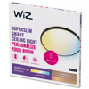 Plafon LED Lampa Sufitowa Natynkowa 32W CCT Czarny SMART WiFi WiZ