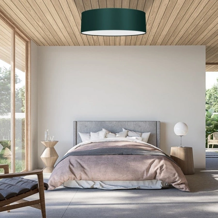 Plafon LED Lampa Sufitowa VERDE Zielona 3xE27 Ø60cm Milagro