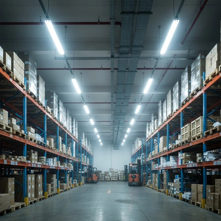 Oprawa Hermetyczna Pyłoszczelna 60cm 2xT8 G13 IP65 + 2x Świetlówki LED 9W 4000K Lumiled