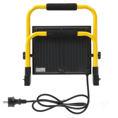 Naświetlacz LED Zewnętrzny Ogrodowy 100W 8500lm 4000K Neutralny 110° IP54 IK06 Czarny Żółty Tigra Kobi