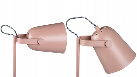 Lampka Biurkowa Stołowa Szkolna Nocna + Organizer Raibo E27 5W Różowa KANLUX