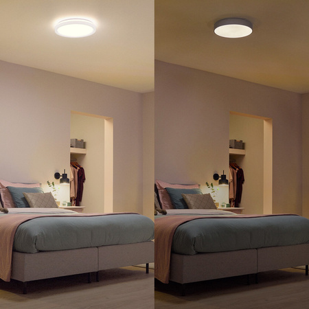 Lampa Sufitowa Plafon LED 24W 2400lm 4000/6500/2700K CCT Biała + Pilot AIO Philips