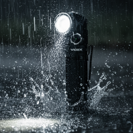 Latarka Czołowa Ręczna LED 10W 1000lm 8 Tybów USB-C Wodoszczelna IP66 Videx