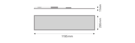 Panel LED Oprawa Sufitowa Ścienna 37W 4100lm CCT Ściemnialna do Wbudowania Kwadratowa Biały SMART+ ZigBee Ledvance