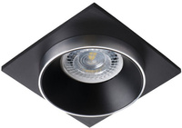 Oprawa sufitowa halogenowa kwadratowa SIMEN DSL GU10 srebrno-czarna Kanlux 5905339291325