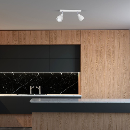 Lampa Sufitowa PIK Biała 2xE27 Milagro