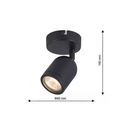 Lampa Ścienna Kinkiet PORTER 1XGU10 IP44 Milagro