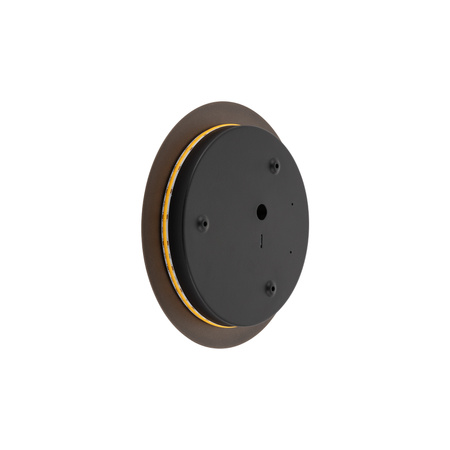 Kinkiet Ścienny Lampa Natynkowa LED 10W 130lm 3000K Ciepła Brązowa Nowoczesna RING LED M 10352 Nowodvorski