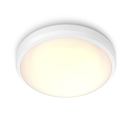 Lampa Ogrodowa Plafon LED 6W 600lm 2700K IP54 WodoodpornaBiała Doris Philips