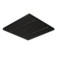 Panel LED Natynkowy 60x60 Lampa 49W 5450lm 3500K Ciepła 90° Czarna Kanlux