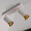 Lampa Listwa Oprawa Sufitowo-Ścienna LED 2 x GU10 ARRAS Biały GOLDLUX (Polux)