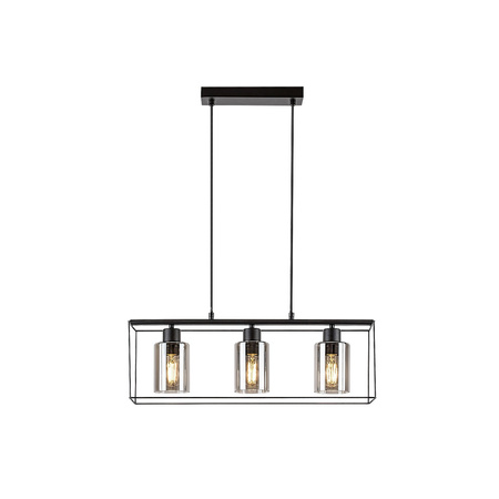 Lampa Wisząca Sufitowa E27 Czarny Nowoczesny Chadwick Rabalux